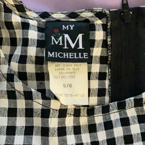 My Michelle Black and White Maxi Dress EUC - Picture 3 of 6